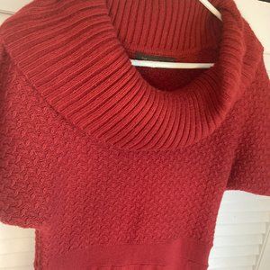 Express red knit sweater dress